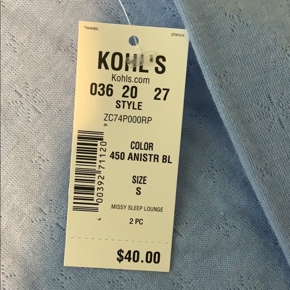 Croft and Barrow Pajama Top - Picture 3 of 3